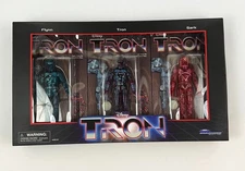 Disney TRON Legacy Genuine 7”Figure Flynn&Tron&Sark (Set of 3) W/Box Super Rare
