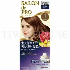  US DARIYA Salon de Pro The Cream Hair Color for Gray Hair  4 Light Brown 