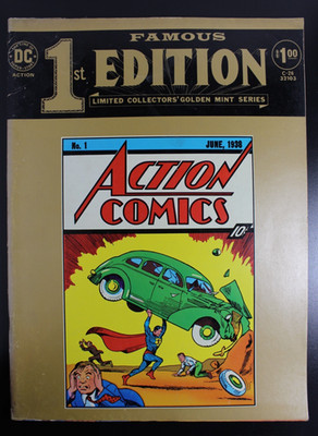 Famous 1st Edition ACTION COMICS #1 DC comics SUPERMAN fine