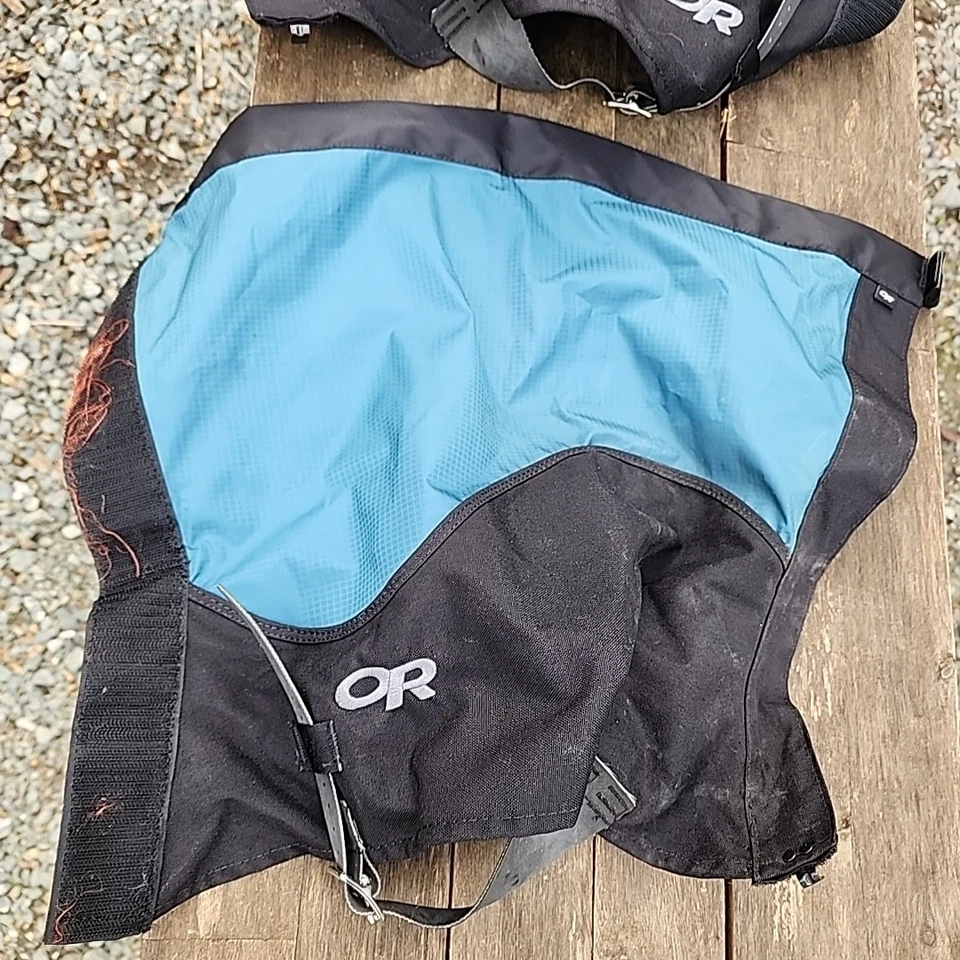Polainas para senderismo Outdoor Research OR para mujer talla M verde azulado Foto 2 de 4