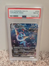 PSA 8 CSH CS Vaporeon Vmax #006
