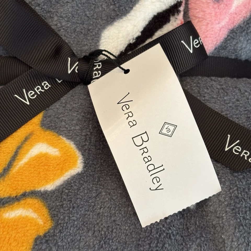 Vera Bradley Throw Blanket Coastal Paradise 80” X 50” NWT Fleece - Image 2 of 4