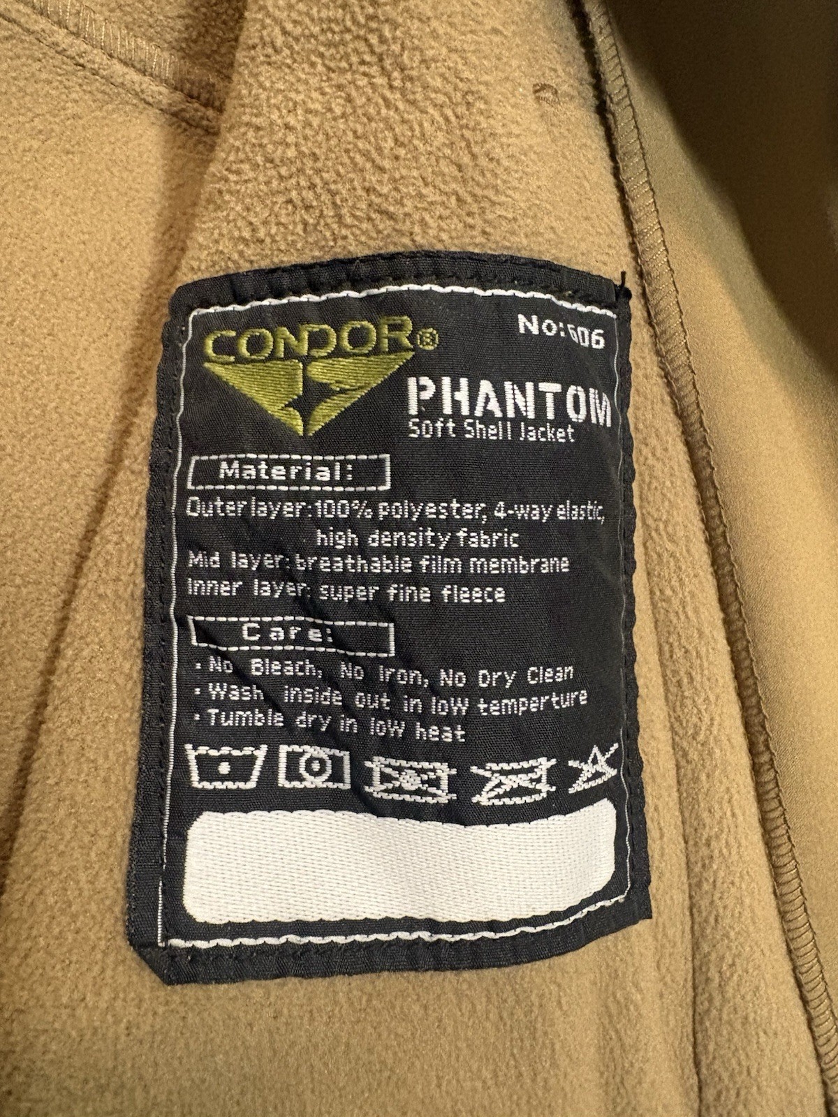 Condor Jacket 606 Summit Soft Shell Tactical Mens… - image 3