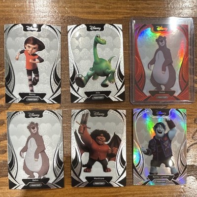 Disney Pixar Fantasia Sunfly Trading Cards Lot Penny Arlo Baloo Serial #