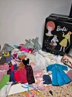 Vintage Barbie Mattel 1960s Carry Case Clothing Accessories Shoes Lot