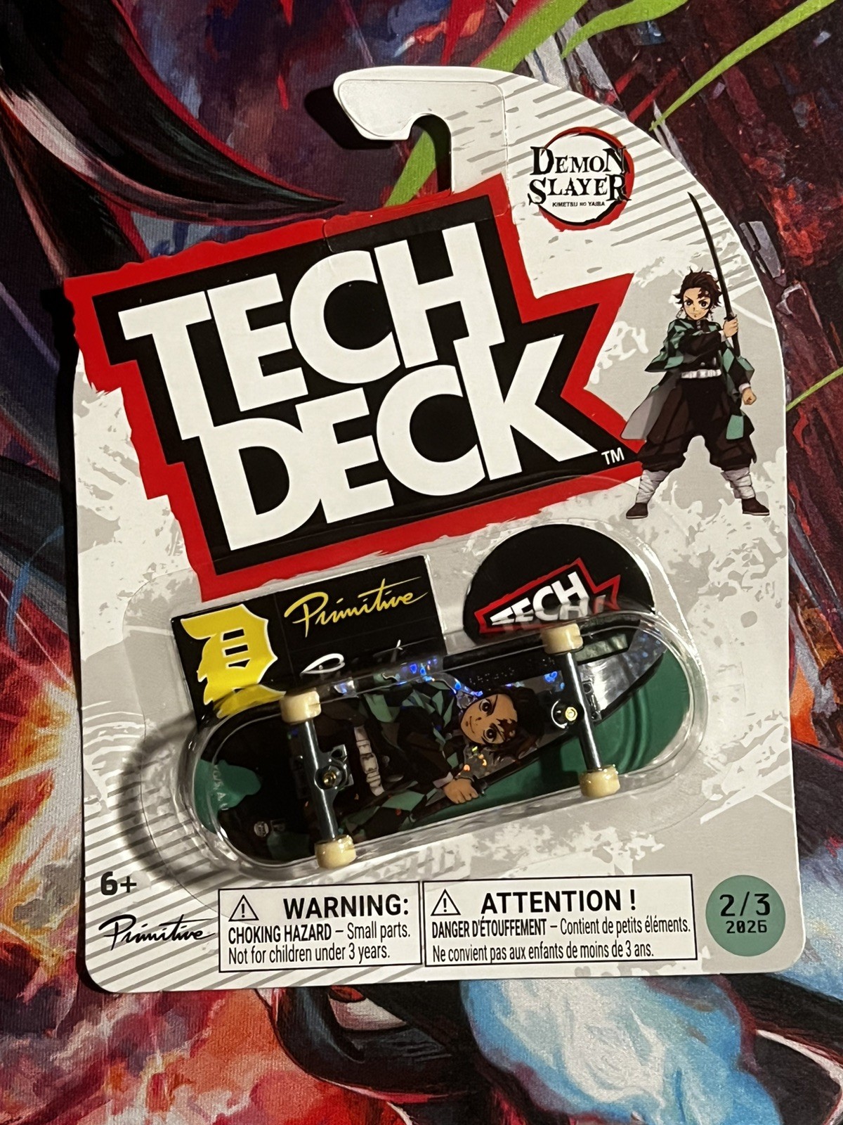 TECH DECK Primitive x Demon Slayer Rodriguez Tanjiro&nbsp;Finger