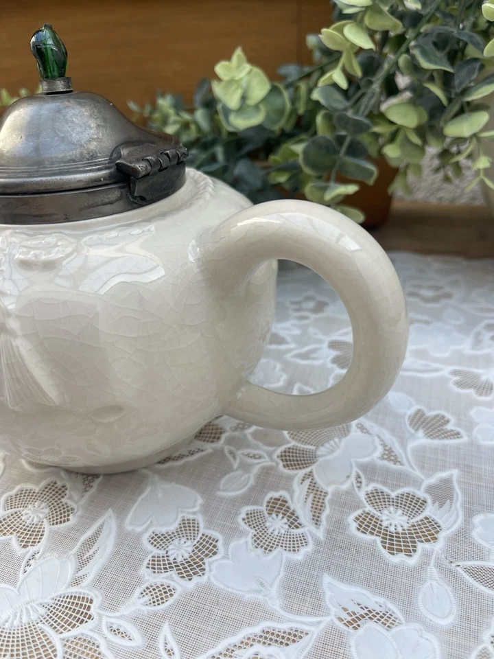 Théière Ancienne Mariage Frères Paris MF  Modèle Fortune  Art déco Rare Début XX - Photo 3/4