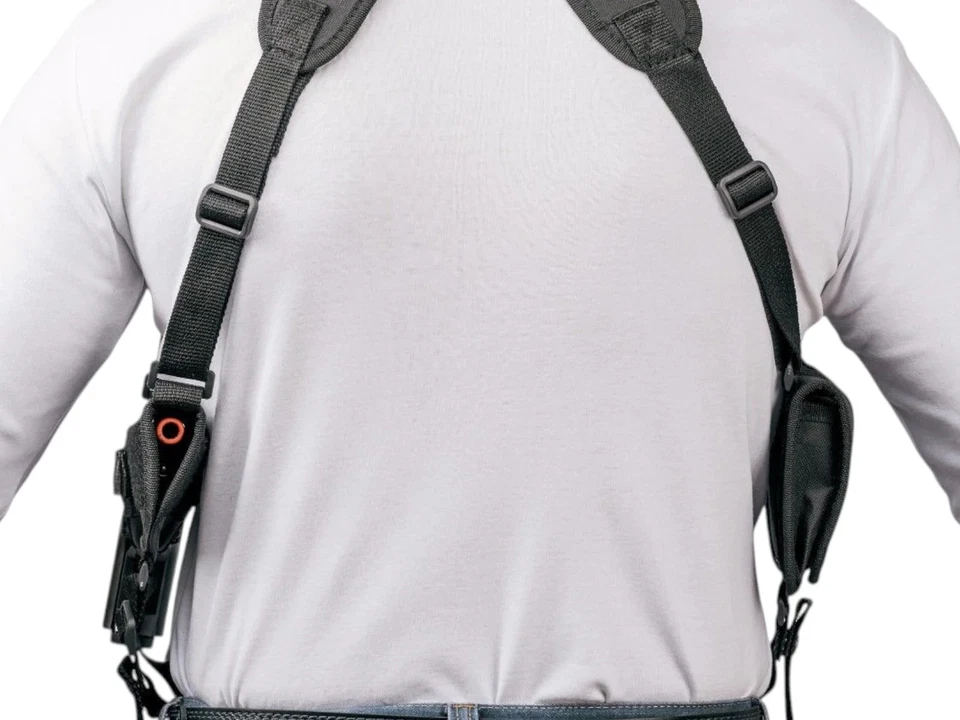 RH Horizontal Shoulder Holster w/Mag Pouch CZ P-01 - Image 4 of 4