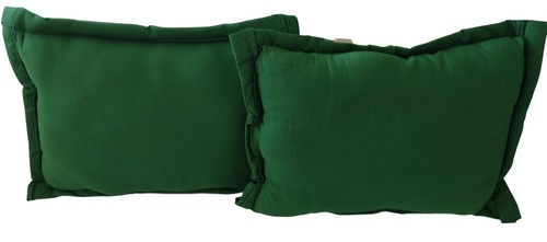 Vintage Handmade Throw Pillows Cathedral Window Pattern Patchwork Set of Two SEE - Picture 6 of 9