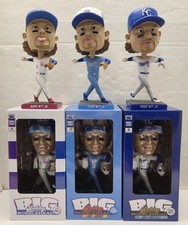 3 KC ROYALS BIG BOBBY WITT JR (9" Tall) BOBBLEHEADS 7/17-7/19 SGA, 3 Uniforms