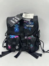 Arcane Graffiti Glow-In-The-Dark Slouch Mini Backpack