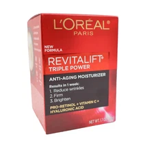 L'Oreal Revitalift Triple Power Anti-Aging Face Moisturizer Pro Retinol 1.7 Oz