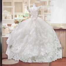 Abito da sposa per bambola, vestito, accessori, costume, vestiti fatti a mano