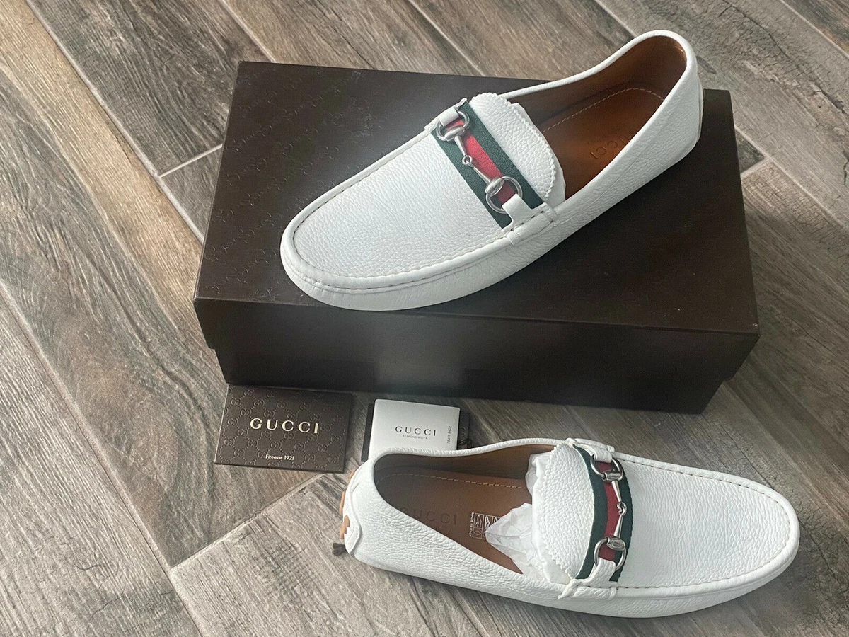 Louis Vuitton men’s loafers white NEW come.. fits Size 12 US  Prada gucci fendi All @gucci had to do was make them mesh and add crystals  main image 2