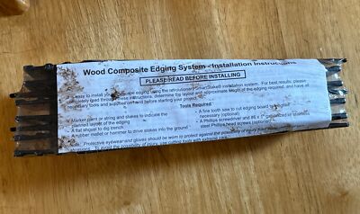 Compesate Stakes SmartStake Wood Composite Edging System Landscape Lawn Stakes (5 Pack ...