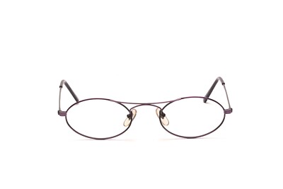 Metall Brille Fassung Oval Lila Lee Cooper Made in France Kreuzsteg 50-22mm C1