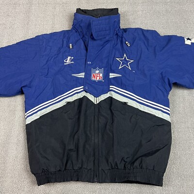90's LOCKER LINE/ COWBOYS ナイロン ジャケット Vintage 90's Dallas Cowboys Puffer Jacket Logo Athletic Pro