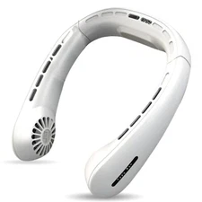 AZZARUS Portable Neck Fan 360° Cooling Bladeless Personal Fan Headphone Design