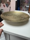 Chinese Solid Brass Hand Engraved Bowl 