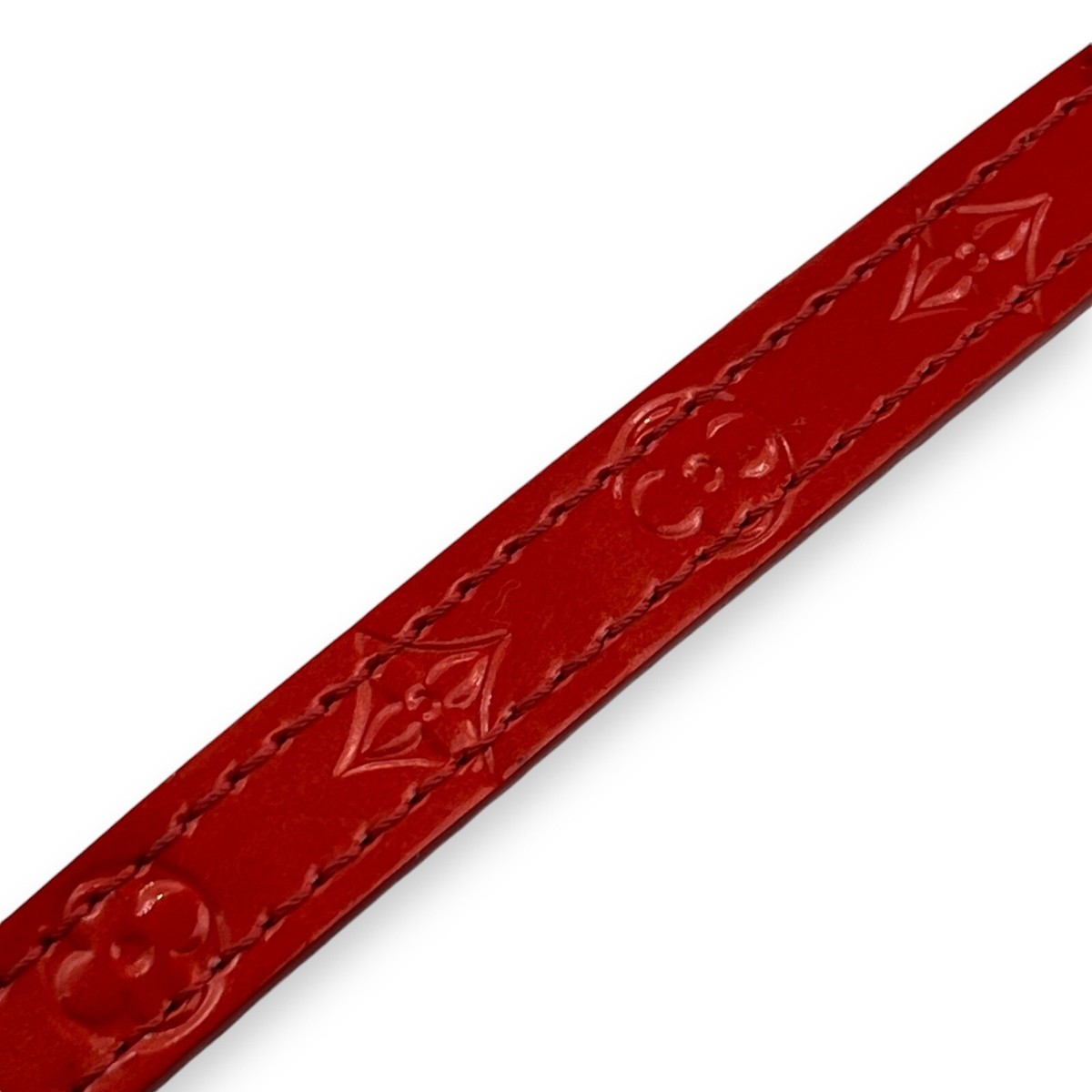 Louis Vuitton Monogram Vernis Triple Tour Bracelet Red | eBay