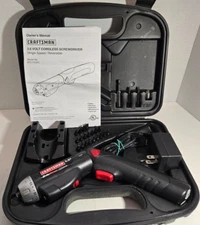 Craftsman 3.6 Volt Bite Cordless Screwdriver With Case And Accessories Tested.