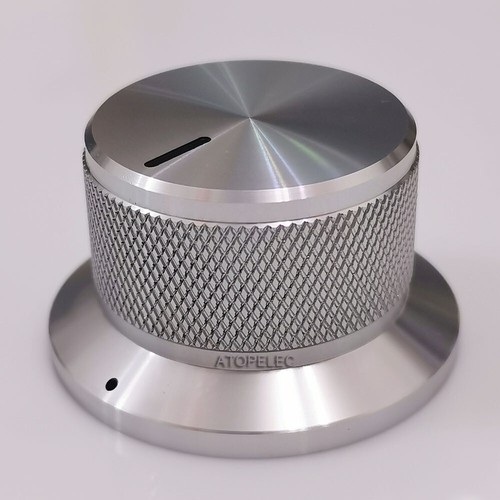 44*25mm Solid Full Aluminum Knobs HiFi Audio AMP DAC Potentiometer 6mm Shaft CNC - Picture 4 of 5