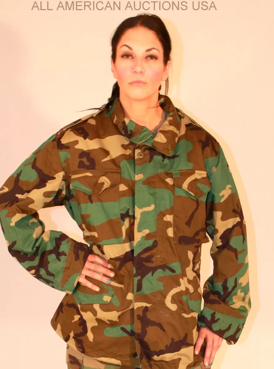 US ARMY MILITARY BDU COLD WEATHER M-65 FIELD COAT JACKET EXTRA SMALL EXTRA SHORT