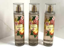 3 New Bath Body Works Pearberry Fine Fragrance Mist Spray 8 oz ea Pear Apple