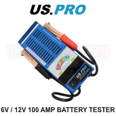 US PRO 6V-12V 100 AMP Batterielast & Ladesystem Tester - Batterietest 7015