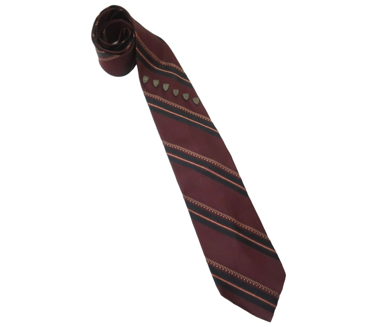 vtg MATSUDA Japan striped tie w Logo shield studs | eBay vtg MATSUDA Japan striped tie w Logo shield studs | eBay
