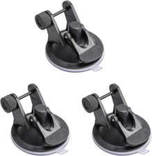 3 Pack Car Dash Cam Holder Suction Cup Base Mount Bracket Stand Black