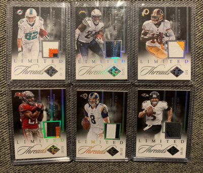 2014 LIMITED Threads Griffin/Bradford/Flacco/Martin Game Worn Jersey /25