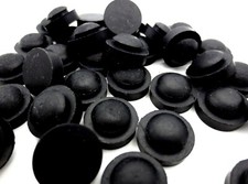 Rubber Grommet Bumper Push-In Pad Fits 5/16" Hole, 1/16" Panel, Has 9/16" Pad