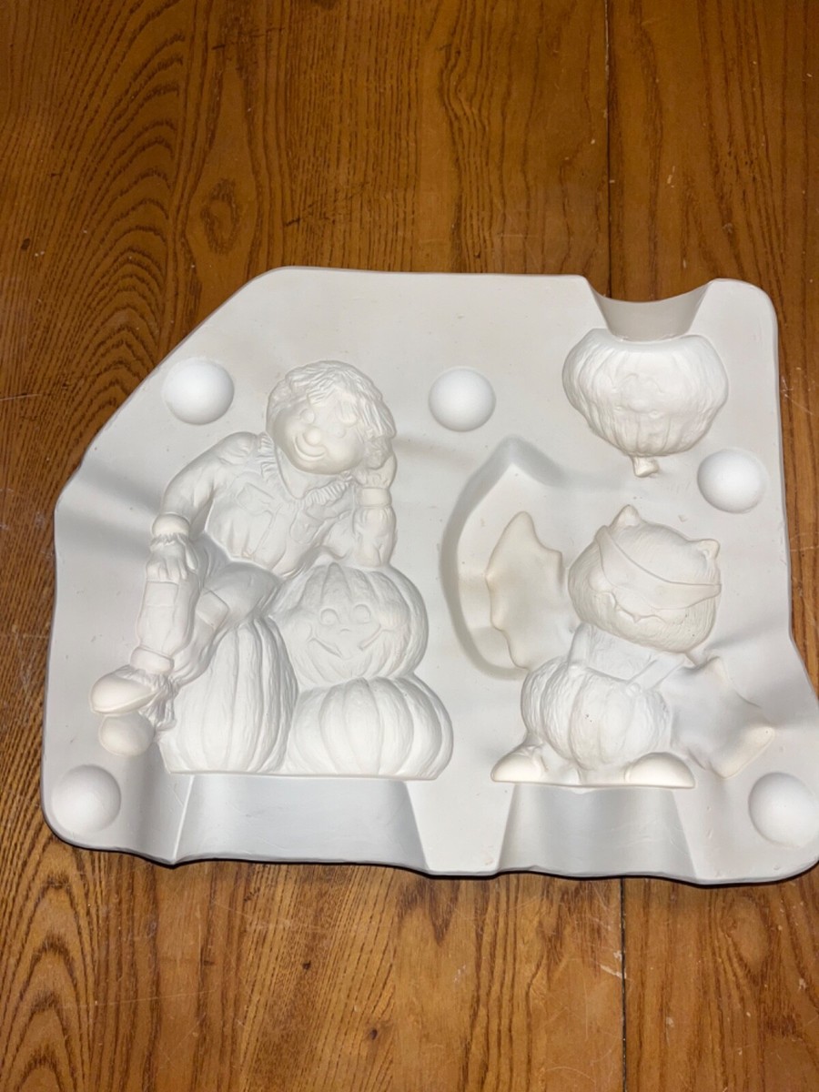 Holland mold 2534 Ceramic Slip Casting Mold Halloween Scarecrow