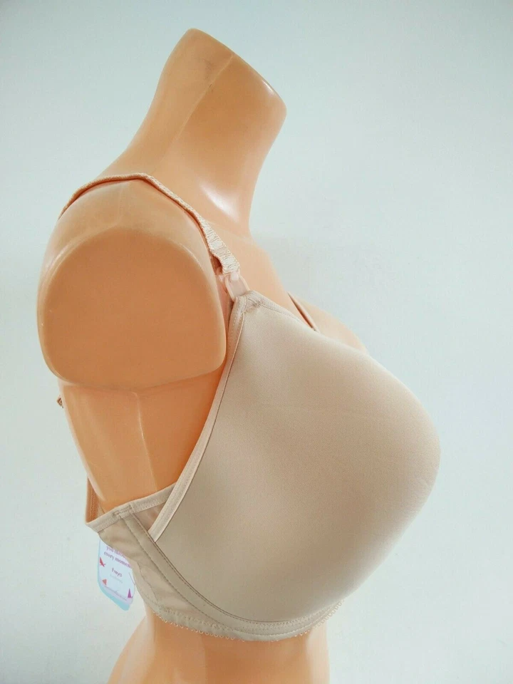 BNWOT UK 36D FREYA PURE NUDE NURSING BRA UNDERWIRED MOULDED BRA 1581 MATERNITY - Image 2 of 3