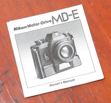 NIKON MOTOR DRIVE MD-E OWNERS MANUAL/147292