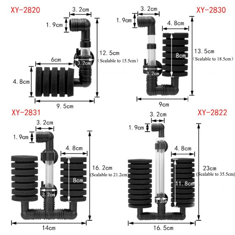 Air Driven Sponge Filter for Aquarium Fish Tank Bio-Sponge Filter Disc 」 - Image 2 of 4