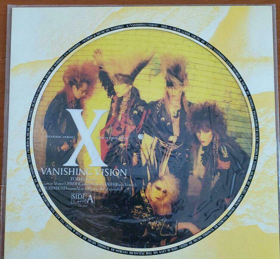 X JAPAN VANISHING VISION Picture Limited 5000 sheets Picture board LP flexi  disc