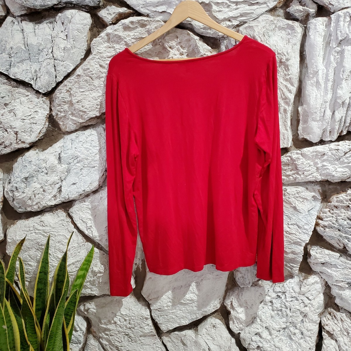 eileen fisher red top