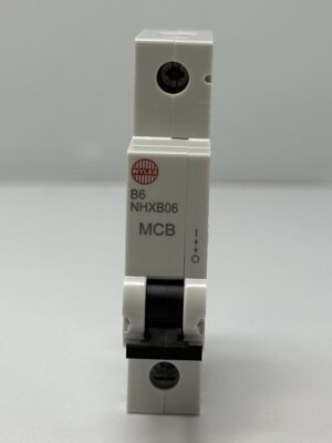 Wylex - NHXB06 - 6A 6KA einpolige Miniatur MCB Typ B - 2er Pack