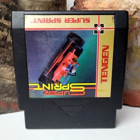 SUPER SPRINT NINTENDO ENTERTAINMENT SYSTEM NES TENGEN VIDEO GAME CARTRIDGE 