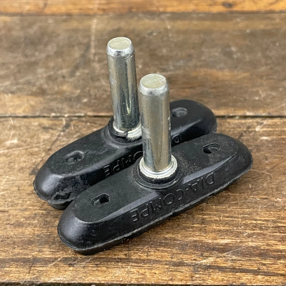 Pastillas de freno vintage Dia Compe U-Brake 990 voladizo negro BMX Mountain A3 Foto 2 de 4