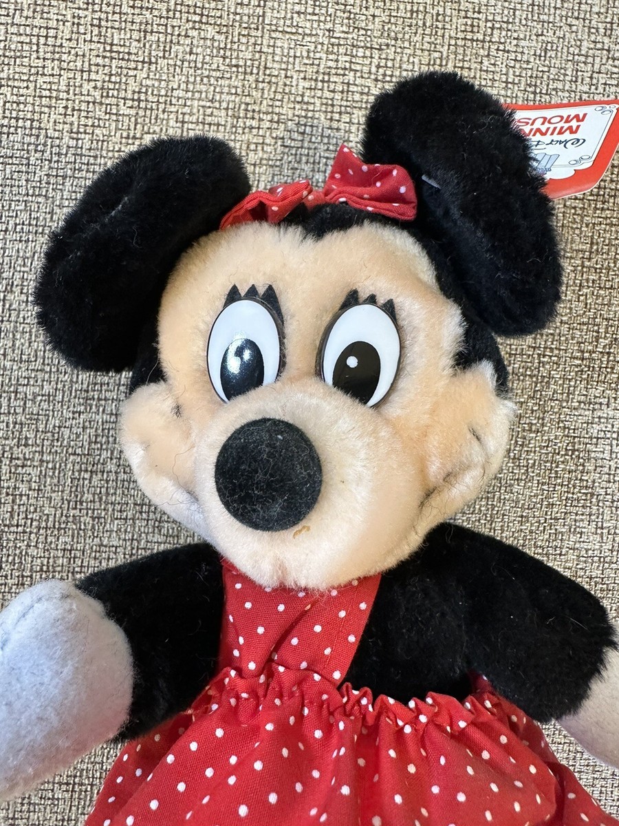80s USA製 Minnie Mouse Vintage Disney Vintage Mickey Minnie Mouse Disneyland Disney World Plush 6