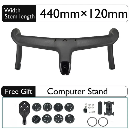 Carbon Full Internal Cable Routing Road Bike Integrated Cockpit Di2 Handlebar - Picture 23 of 43