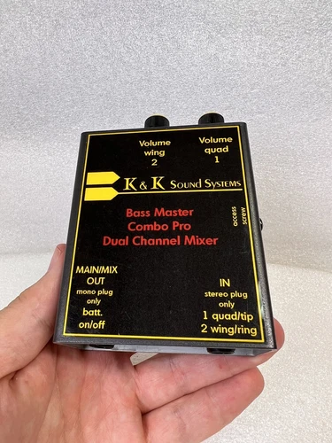 Vintage K & K Sound System Bass Master Combo Pro Rockability Mixer Preamp