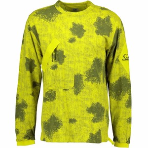 yellow cp company jumper