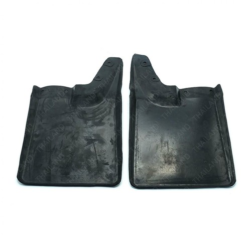 Rear Mud Splash Guard Rubber Black 2 Pc For Mitsubishi L200 Cyclone 1986 - 1996 - Picture 4 of 6