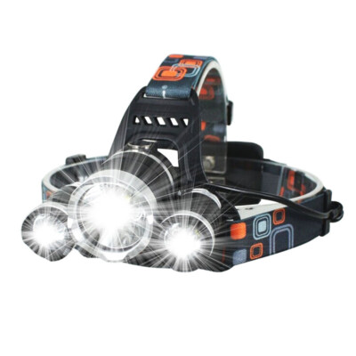 New T6 LED Headlamp Hunting Night Headlight Bike Rechargeable Flashlight Torch