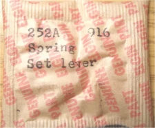 Elgin 916 - Part 252A – Setting Lever Spring - Factory Replacement / Repair