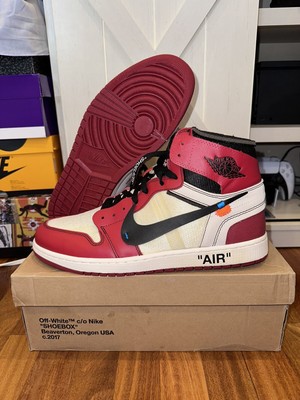 Air Jordan 1 Retro High OG x OFF-WHITE Chicago AA3834-101 | eBay